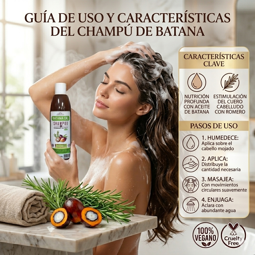 Shampoo Batana + Romero Sin Sal