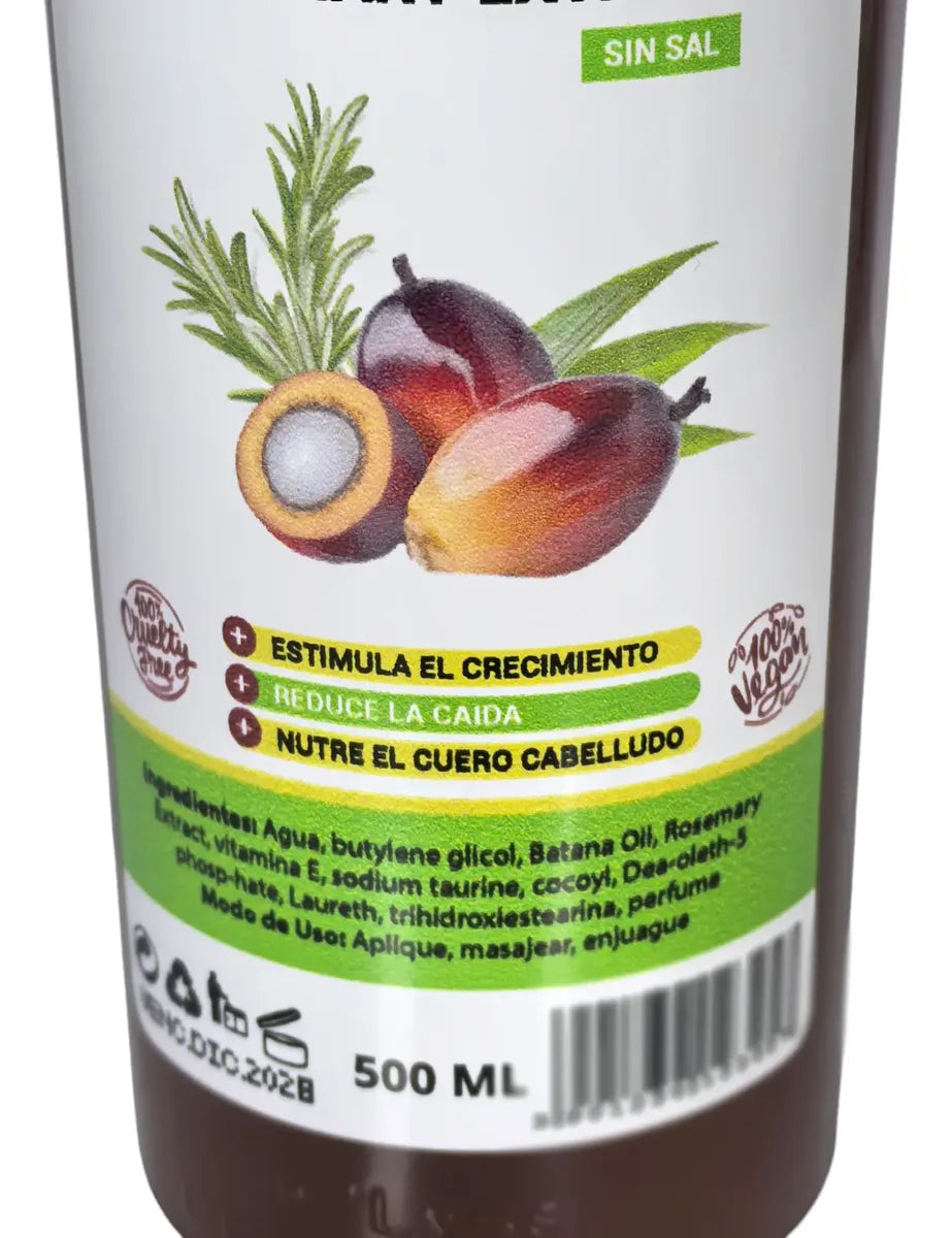 Shampoo Batana + Romero Sin Sal